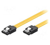 Cable: SATA | SATA L-Type plug,both sides | 0.2m | yellow