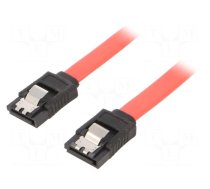 Cable: SATA | SATA plug,both sides | 0.5m | SATA III | red | Cablexpert