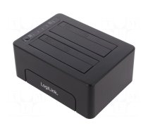 Device: docking station | USB 2.0,USB 3.0 | Poles number: 2 | black