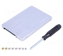 M.2 to SATA adapter | aluminium | Support: M.2 SATA SSD