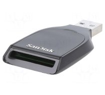 Card reader: memory | USB A | USB 3.0 | SD,SDHC,SDXC | black