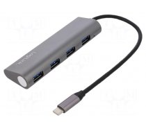 Hub USB | USB A socket x4,USB C plug | USB 3.2 | PnP | 5Gbps
