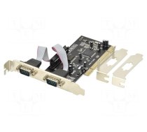 PC extension card: PCI | chipset MCS9865,RS232 | Interface: PCI