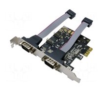 PC extension card: PCIe | RS232 x2