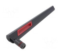 Antenna | black-red | SMA | 50W | 2.4÷2.5GHz,5.1÷5.8GHz | 50Ω | 0.195m