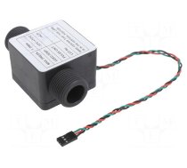 Sensor: flow | 3.5÷24VDC | 10mA | Output signal: NPN pulse signal