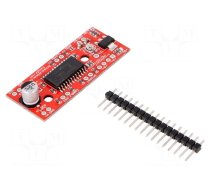 Stepper motor controller | A3967 | 700mA | Uin mot: 7÷30V | red