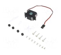 Motor: servo | 4.8÷6VDC | mini | analogue | 31.3x16.5x28.6mm | plastic