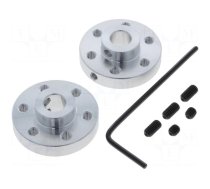 Bracket wheel | Kit: adapter,allen wrench,mounting screws | 2pcs.