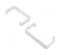 Accessories: holder for flat ducts | white | ABS | 110x55mm