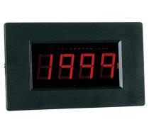 Voltmeter | digital,mounting | 0÷199.9mV | on panel | snap fastener