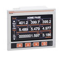 Meter: network parameters | on panel | digital,mounting | Iin: 1A,5A