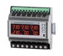 Meter: network parameters | for DIN rail mounting | LCD | N43 | 230V