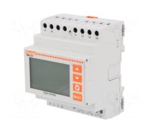 Meter: network parameters | for DIN rail mounting | LCD | 128x80