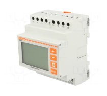 Meter: network parameters | for DIN rail mounting | LCD | DMG | 1A,5A