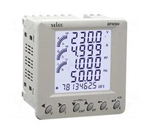 Meter: network parameters | on panel | digital,mounting | LCD