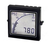 Meter: multifunction | digital,mounting,programmable | on panel