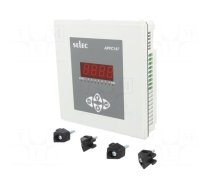 Meter: power factor controller | on panel | LED | 4-digit | 40÷300V