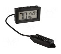 Meter: thermo-hygrometer | digital | on panel | LCD | Temp: -50÷70°C