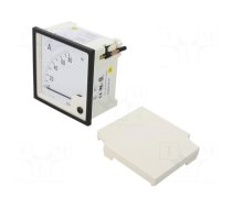 Ammeter | on panel | I AC: 0÷80A,160A | True RMS | Class: 1.5 | 50÷60Hz