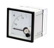 Ammeter | on panel | I AC: 0÷1.5A,3A | True RMS | Class: 1.5 | 45÷65Hz