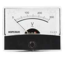 Voltmeter | on panel | 0÷300V | Class: 2.5 | 60x47mm