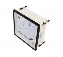 Voltmeter | on panel | VAC: 0÷15kV | Class: 1.5 | True RMS | 40÷72Hz