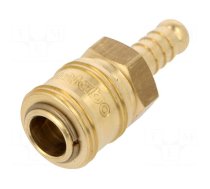 Quick connection coupling EURO | with bushing | brass