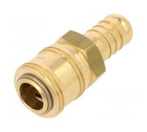 Quick connection coupling EURO | with bushing | brass