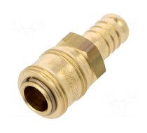 Quick connection coupling EURO | with bushing | brass