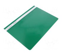 Document wallet | A4 | green | PVC