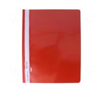 Document wallet | A4 | red | PVC