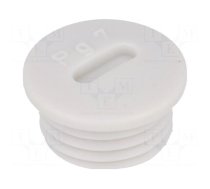 Stopper | PG7 | IP54 | polystyrene | light grey | SKINDICHT® BLK | 6mm