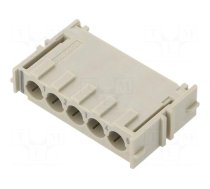 connector Han-Yellock module M-c, grey