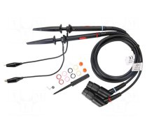 Probe: for oscilloscope | passive | 100MHz | Uin max: 600V | 1.3m