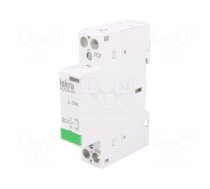 Contactor: 1-pole installation | 20A | 230VAC | NC