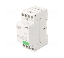 Contactor: 4-pole installation | 25A | 230VAC,220VDC | NC + NO x3