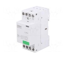 Contactor: 4-pole installation | 25A | 24VAC,24VDC | NC + NO x3