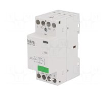 Contactor: 4-pole installation | 25A | 24VAC | NC x2 + NO x2