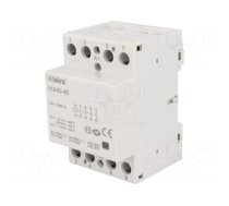 Contactor: 4-pole installation | 40A | 230VAC | NO x4