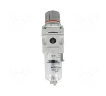 Compressed air filter/regulator | 1250l/min | 5um | Mat: aluminium