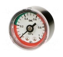 Manometer | 0÷4bar | Mat: steel | Thread: R 1/8" | outside | 37.5mm