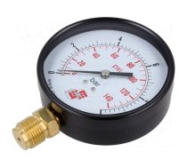 Manometer | 0÷10bar | non-aggressive liquids,inert gases | 100mm