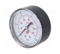 Manometer | 0÷10bar | non-aggressive liquids,inert gases | 63mm