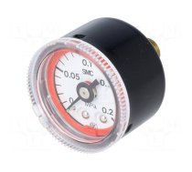 Manometer | 0÷2bar | Mat: steel | Thread: R 1/8" | outside | 37.5mm