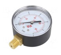 Manometer | 0÷6bar | non-aggressive liquids,inert gases | 63mm