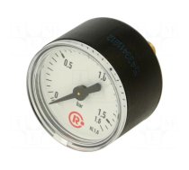 Manometer | 0÷1.6bar | 40mm | non-aggressive liquids,inert gases