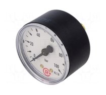 Manometer | 0÷100bar | 50mm | non-aggressive liquids,inert gases