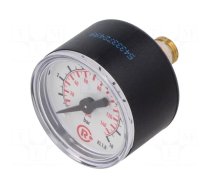 Manometer | 0÷10bar | 40mm | non-aggressive liquids,inert gases