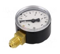 Manometer | 0÷10bar | 50mm | non-aggressive liquids,inert gases